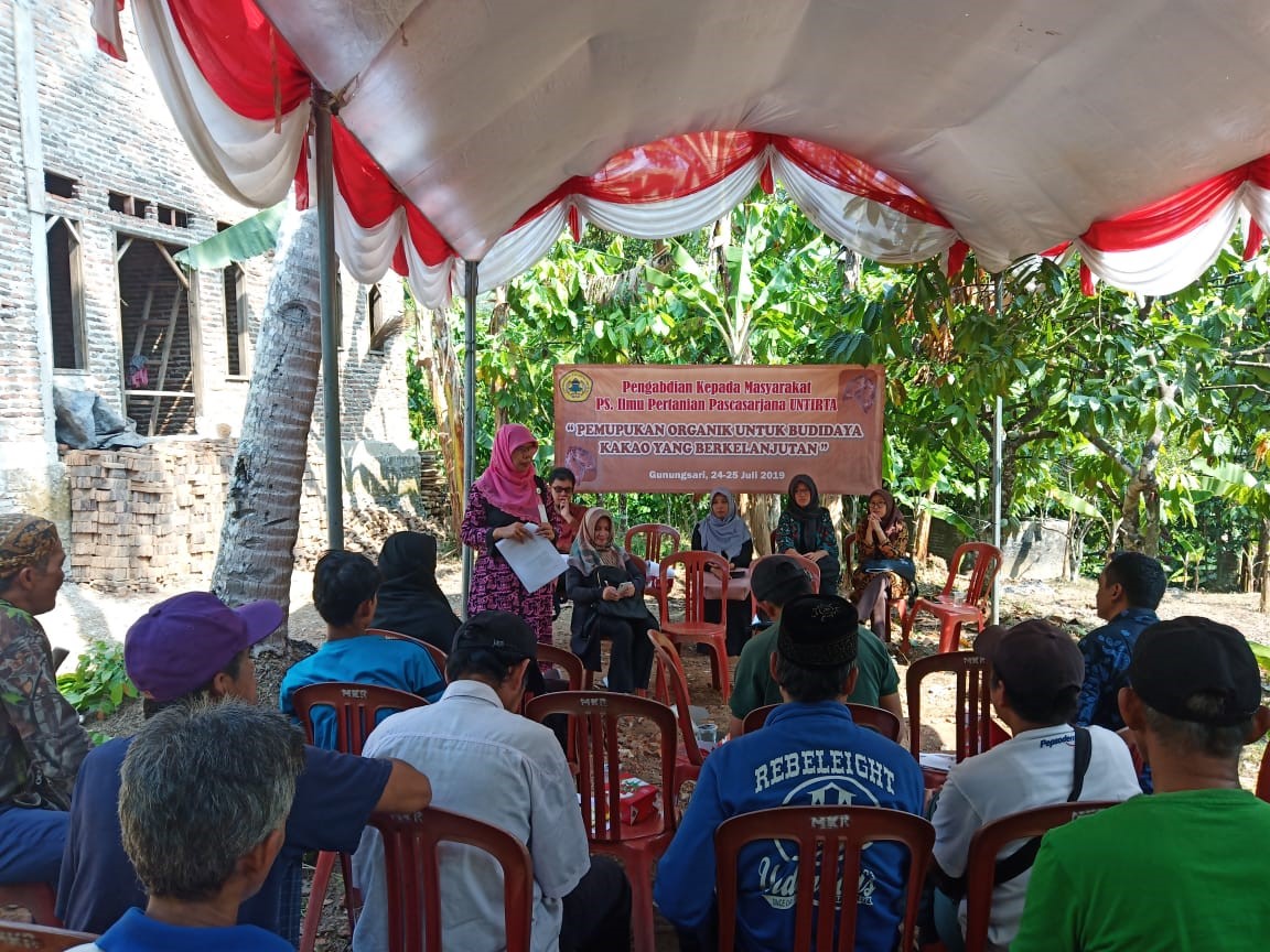Pengabdian Masyarakat Ilmu Pertanian Untirta ke Sindangsari, Banten